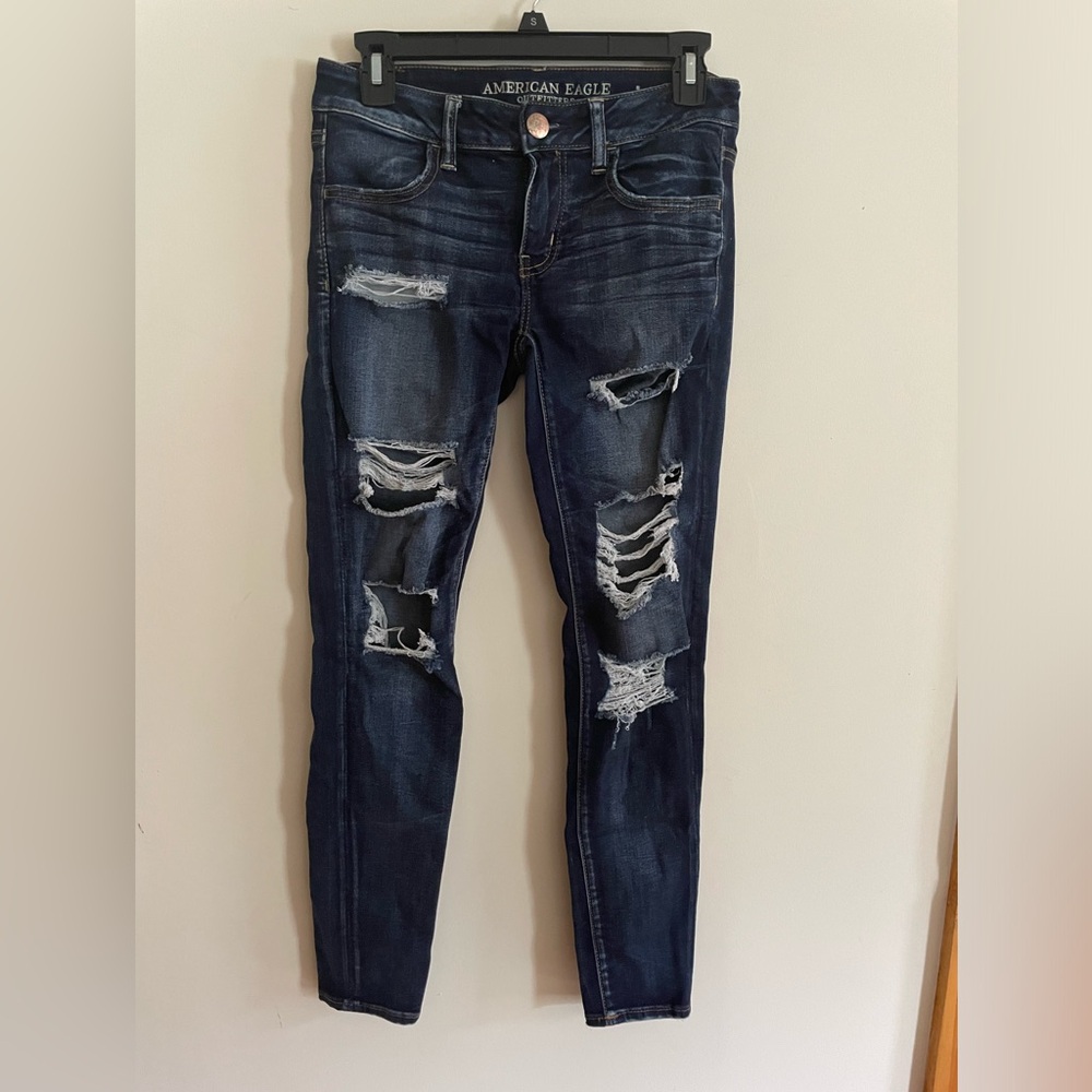 American Eagle Super Low Jegging Skinny Jeans